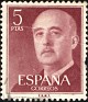 Spain 1960 General Franco 5 Ptas Marron Edifil 1291. Uploaded by Mike-Bell